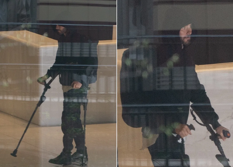 Джаред Лето на съемках Морбиуса